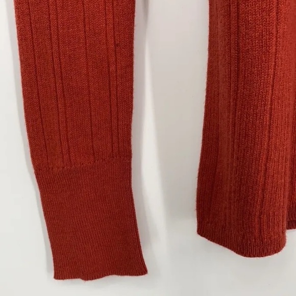 .41 Hawthorn Cotton Rayon Ribbed Knit Turtleneck Sweater- - Picture 3 of 9